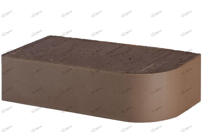 Кирпич печной М-500 LODE коричневый угловой 5553