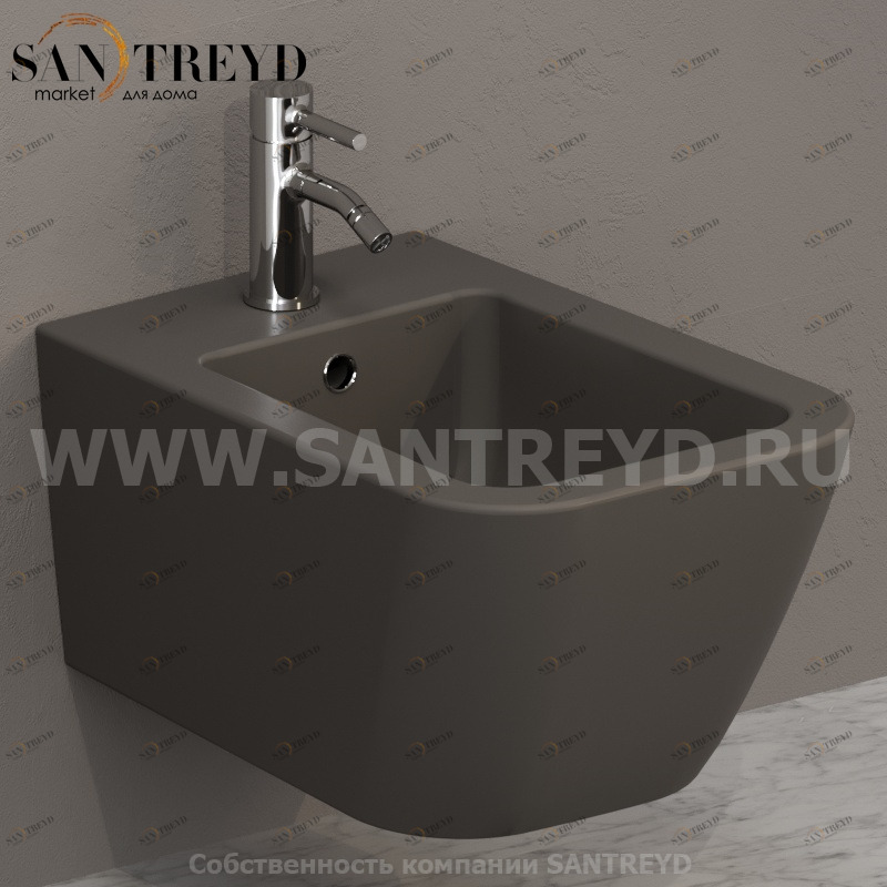 STS10AT Биде подвесное STONE Ceramica Globo