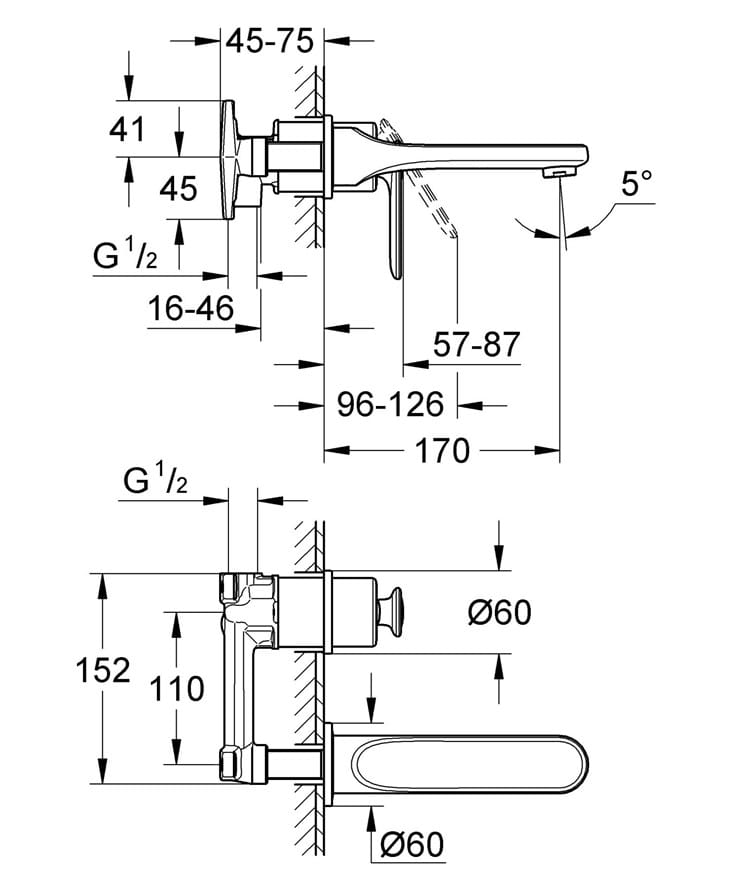 Встраиваемый корпус для смесителя Grohe 32635000 ARCH-00035528 - Вид №5