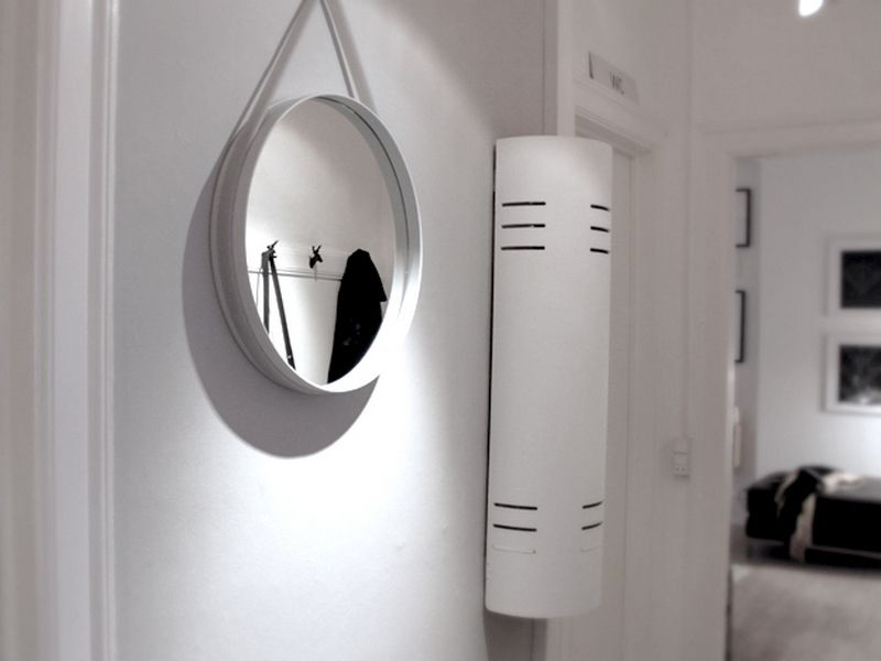 Зеркало Strap настенное D50 серое Hay 500011 - Вид №4