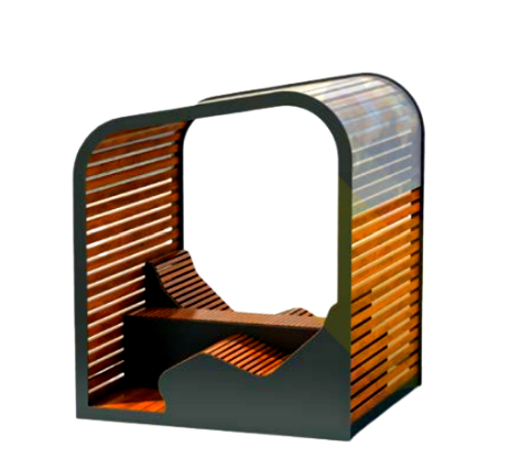 14426 ТЕРРА Comfort 01, беседка парковая LAB.Space  - Вид №1