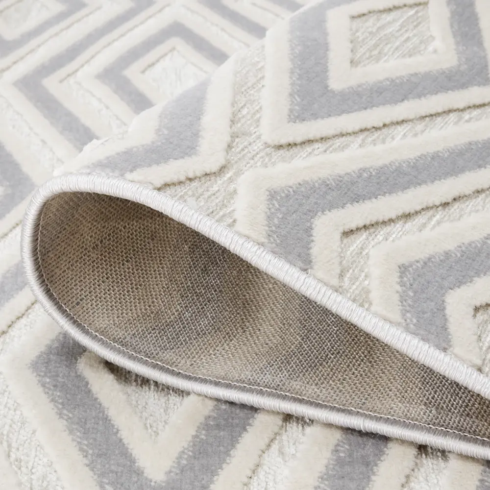 Ковер полипропилен Элис 91E 100x200 см цвет серый CTIM STLM-2171383 - Вид №2