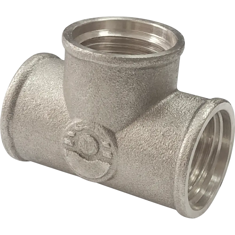 Тройник Valfex 1/2" никелированный для систем водоснабжения 84505582 STLM-1567415