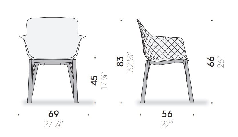 Полиуретановый стул с подлокотниками DE PADOVA LAVENHAM EXECUTIVE ARCH-00136240 - Вид №2