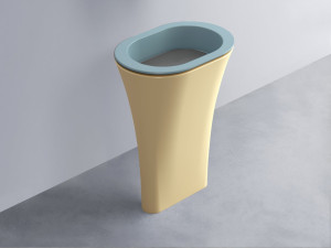 AMLA65-PL+AMPILO-CM+AMCOLO-CN Раковина Amedeo Ovale отдельностоящая cielo Enjoy + Amedeo