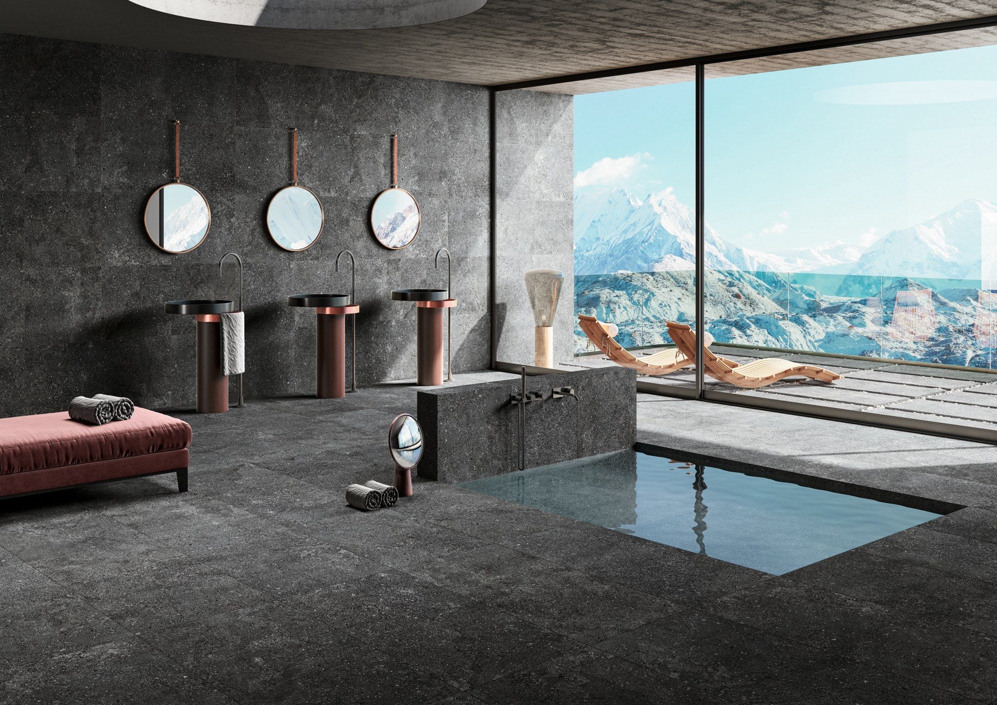 Пол / облицовка керамогранита для интерьера с эффектом камня ARIOSTEA ASTRA FULL BODY ARCH-00127792 - Вид №1