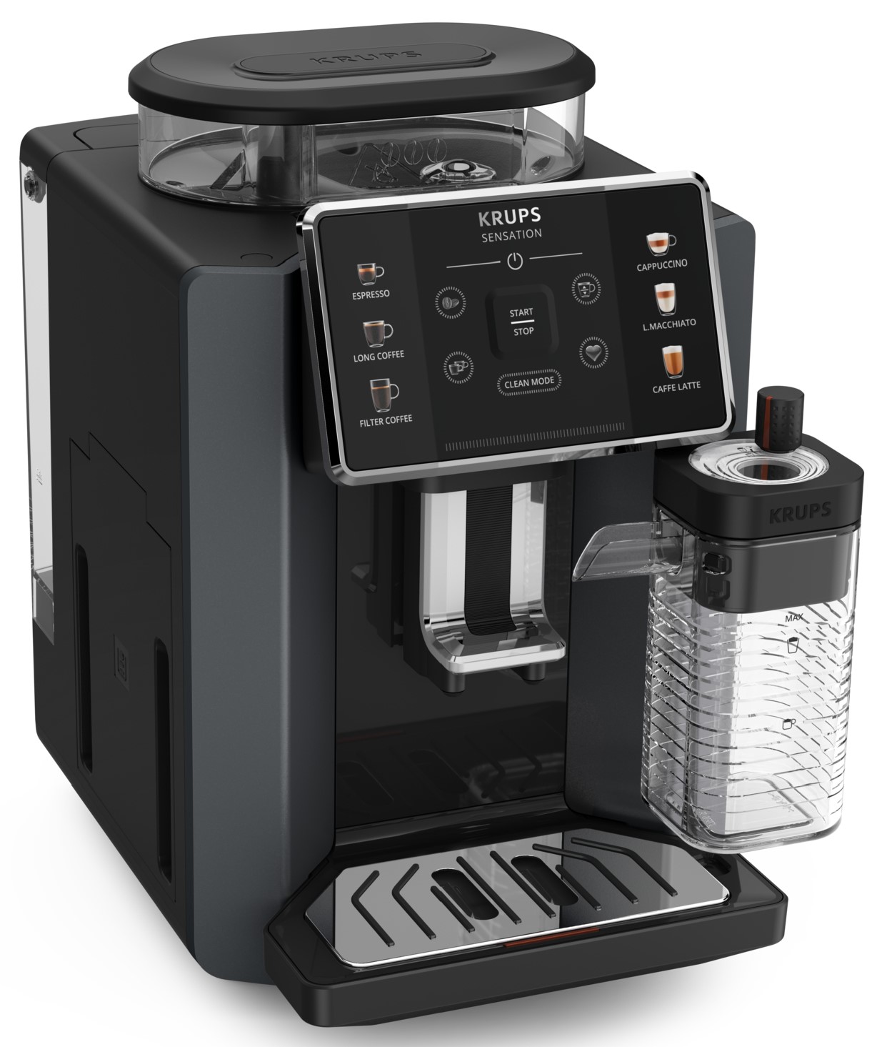 5628307 Кофемашина автоматическая KRUPS Sensation Milk EA912B10 черный STDN-0088132