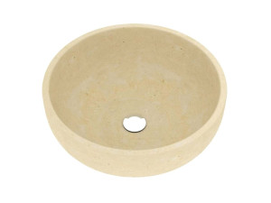 Круглый умывальник из камня Лечче