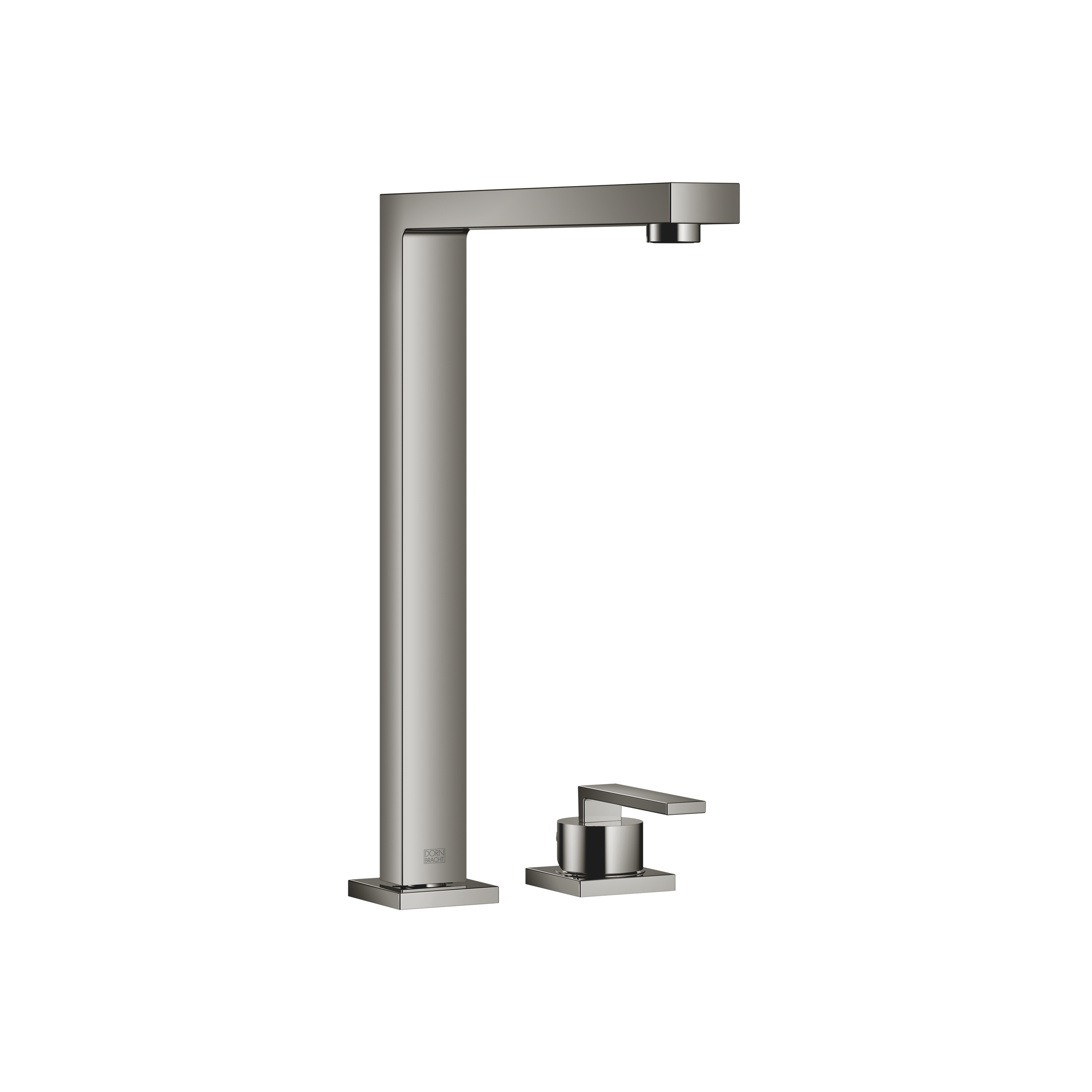 ЛОТ Смеситель на два отверстия с отдельными розетками - Темный Хром DornBracht Lot 32800680-19