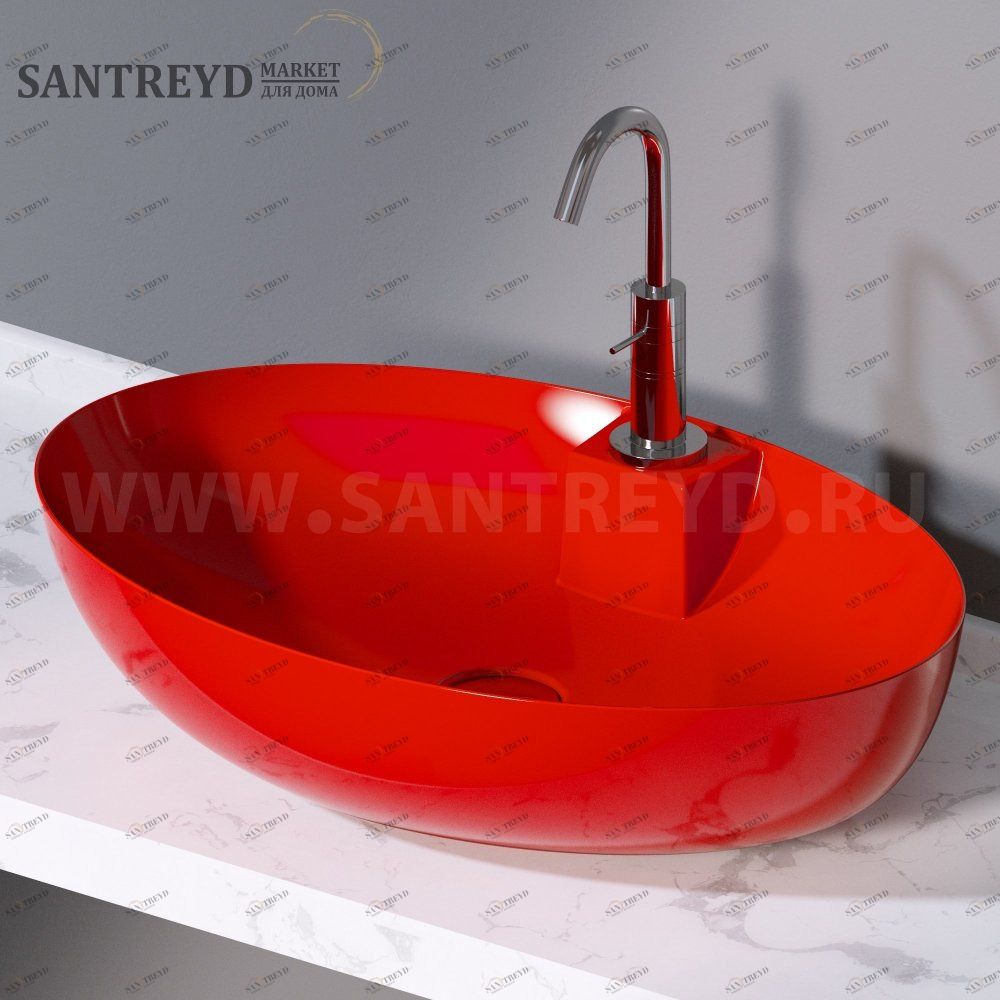 L604125 Накладная раковина на столешницу  овальная A. e T. Italia ELITE AeT ITALIA