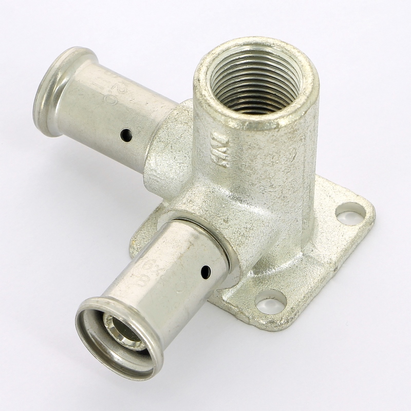 Водорозетка пресс-В проходная HENCO 16x1/2"x16 3P160416 - Вид №1