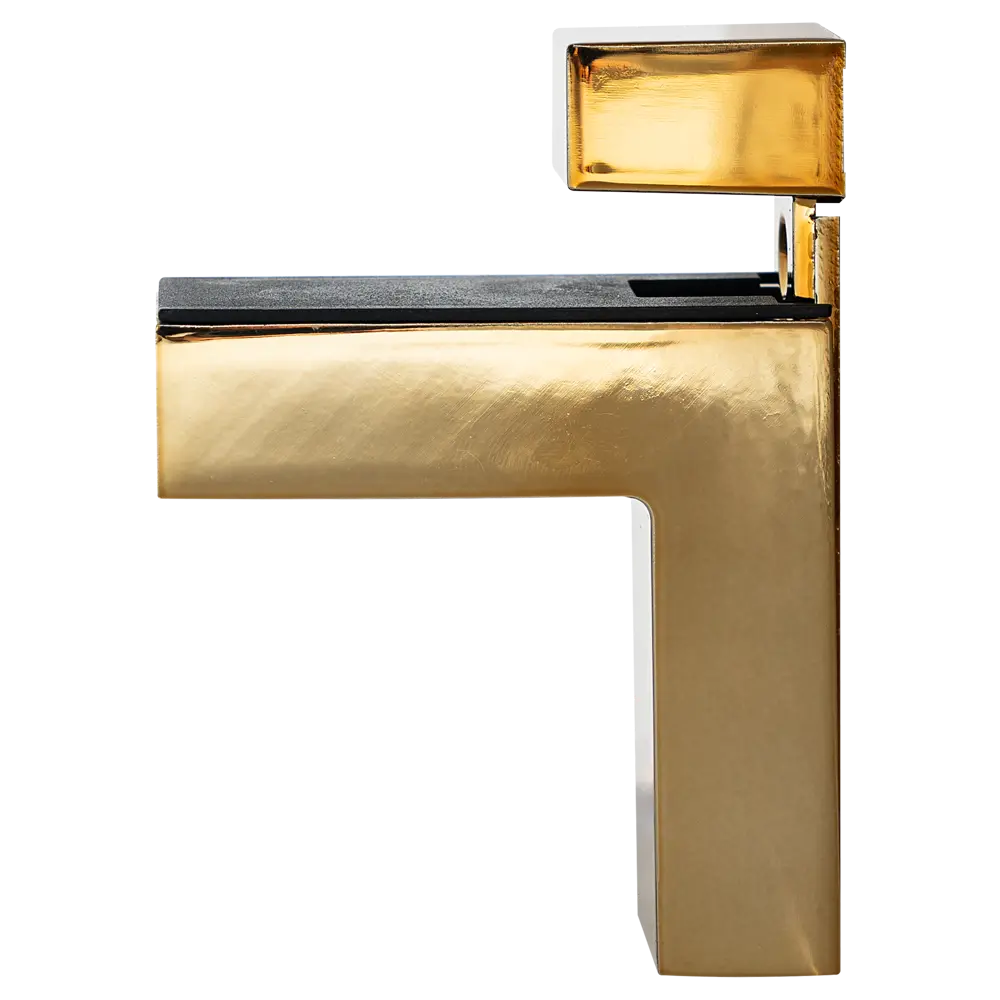 Полкодержатель Пеликан 85x24x64 мм ЦАМ цвет золото Santreyd STLM-2145243 - Вид №1