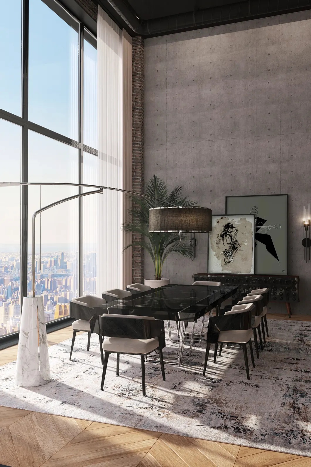 Обеденный стол LUXXU Apotheosis 166