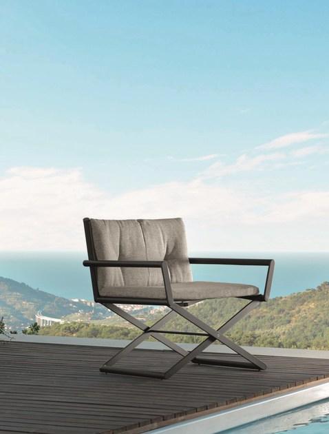 Talenti Садовое кресло складное тканевое с подлокотниками Domino Domplon - Вид №3