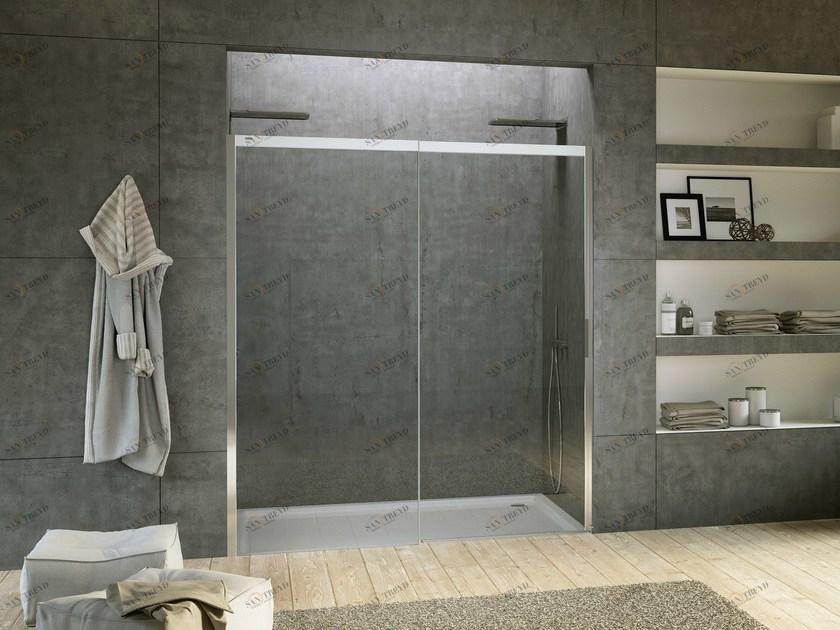 Duka Душевая ниша с кристаллами Quadra – con profili verticali e orizzontali Qtn2 l/r