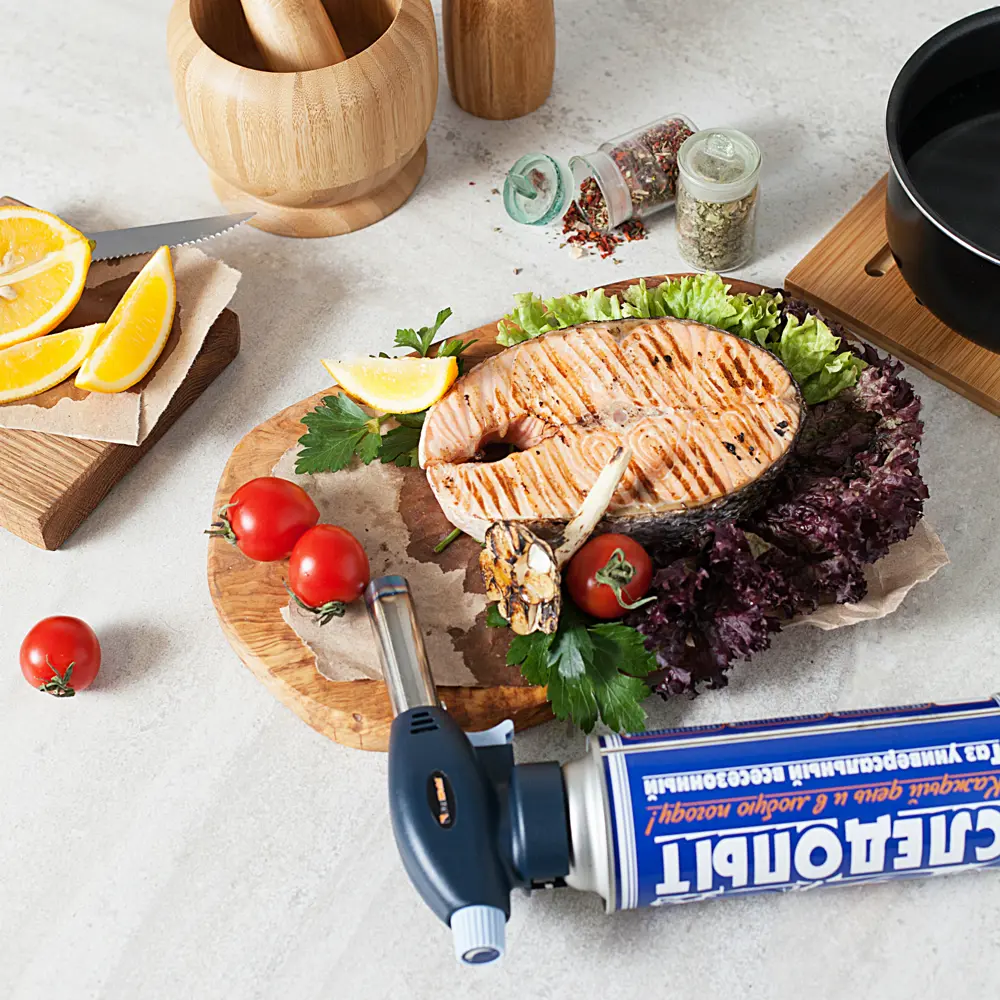 Лампа паяльная газовая Foxweld MT-75, баллон 220 г STLM-2165156 - Вид №10