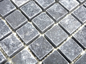 Черная мраморная мозаика Marquina