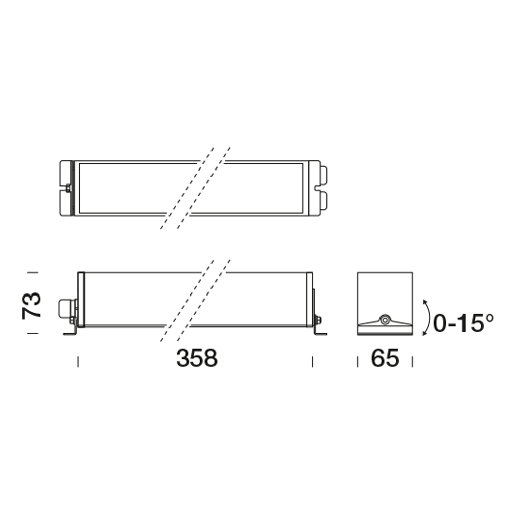 8417417 Подсветка стены Platek TETRA CORNICHE  TETRA CORNICHE - 12 LED 3000K Elliptical  - Вид №10