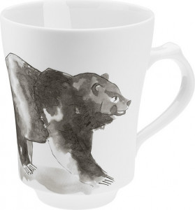10602560 Hering Berlin Кружка Hering Berlin "Охота" "Медведь" 400мл Фарфор