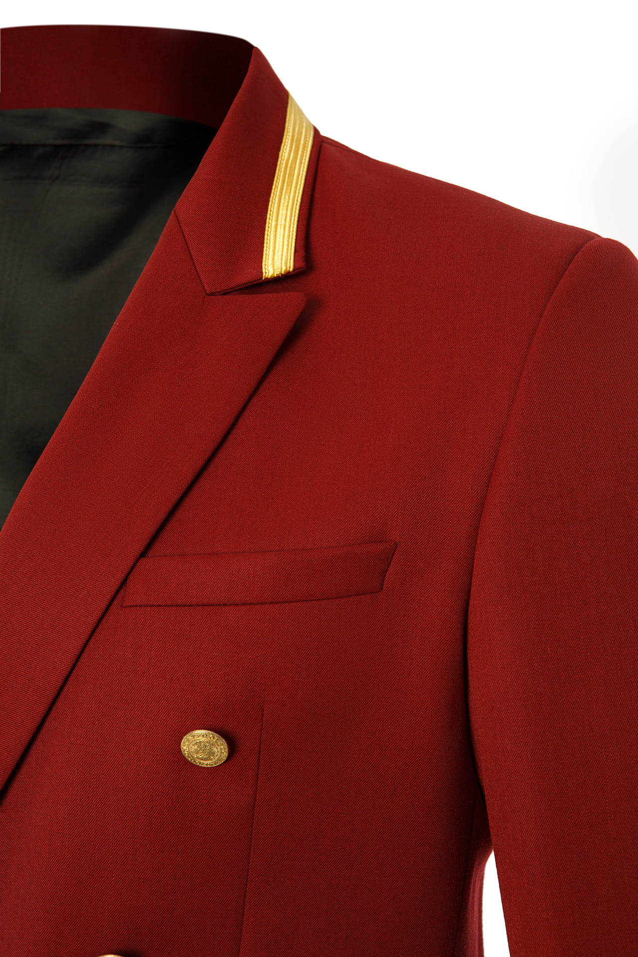 69788 Пиджак двубортный  Швейцар bordeaux El-Risto  Бренд "El-Risto" (Эль Ристо), каталог товаров размер 50/182  - Вид №2