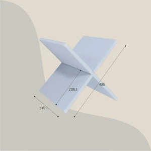 91662175 Разделитель для стеллажей Velardy Cubic Line 32x32 цвет белый STLM-1545698