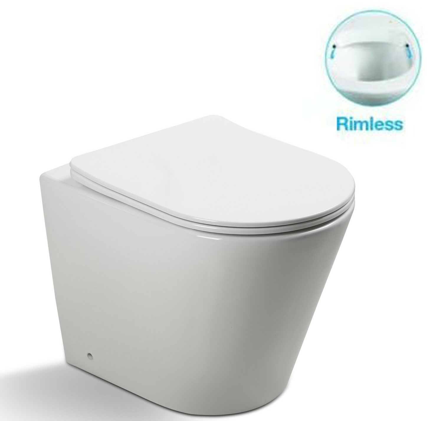 SL-5020 Унитаз приставной безободковый LAB.Space 