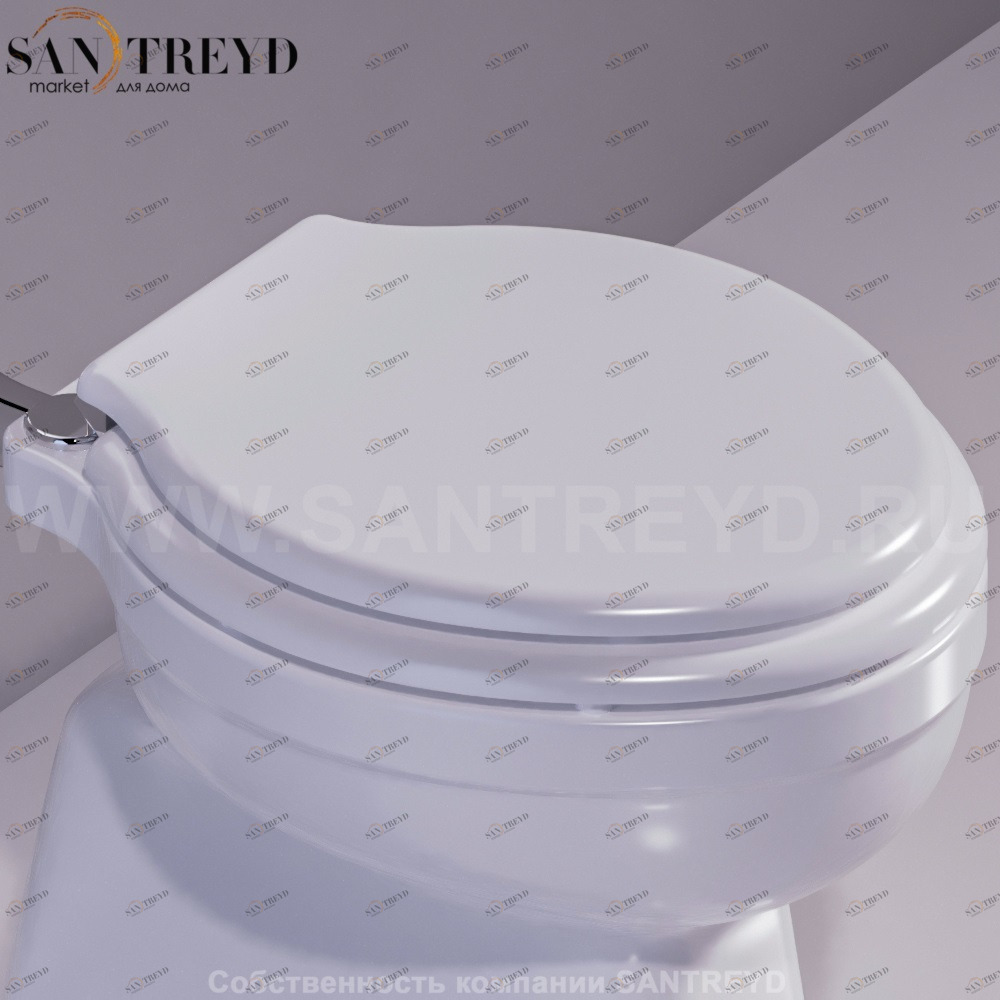 LO002D01BIANCOCR Крышка сиденье для унитаза Simas Londra