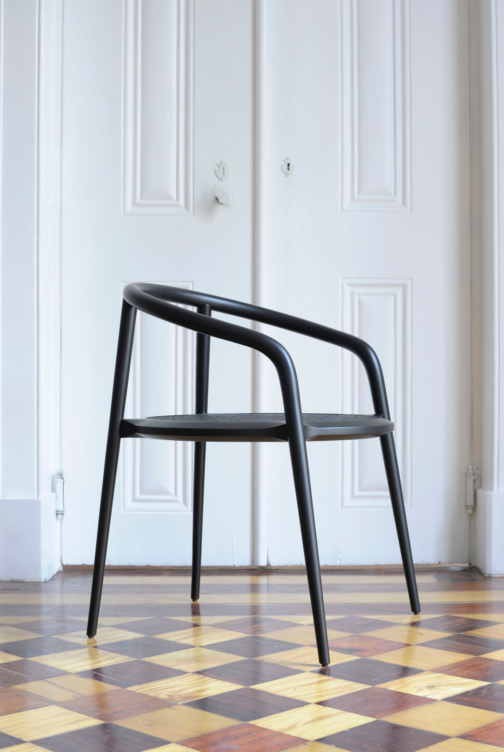 Стул из бука с подлокотниками Branca Lisboa ARANHA ARCH-00062003 - Вид №3