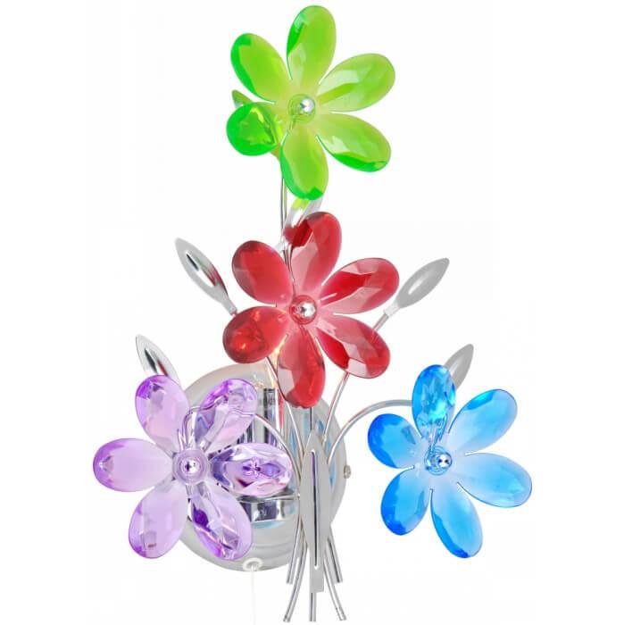 Бра детское "Радуга" GLOBO RAINBOW 326251 Красный;зеленый;фиолетовый;голубой Ceramica Globo - Вид №1