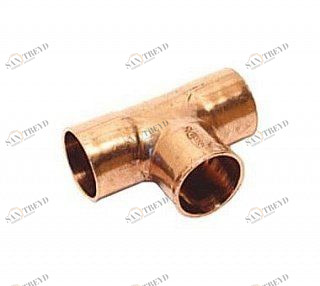 15130282822 SANHA 5130 тройник ВП, медь  28x28x22 мм 