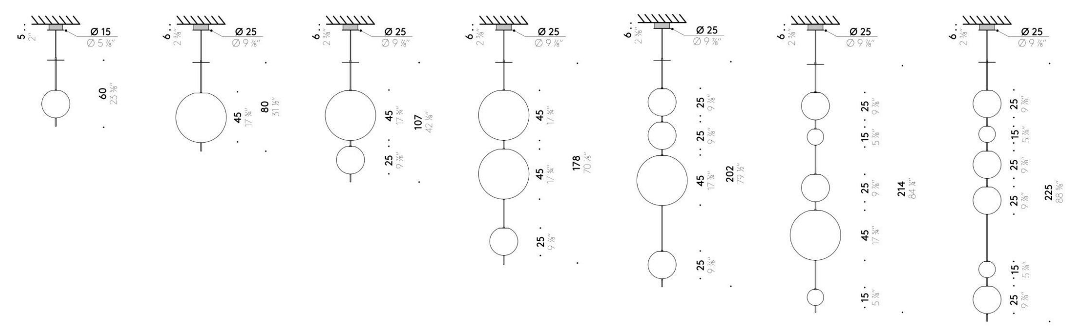 Опаловое стекло светодиодный подвесной светильник DE PADOVA элементы ARCH-00011634 - Вид №5