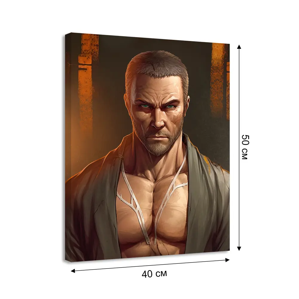 Канвас Постер-лайн Боец 40x50 см STLM-2204906 - Вид №2