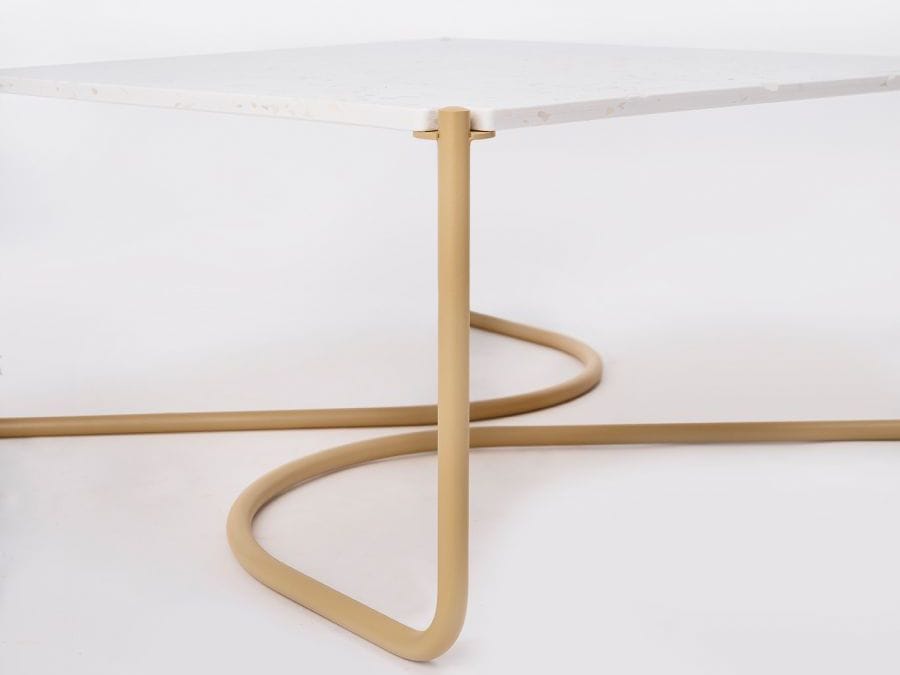 Прямоугольный журнальный столик из переработанного ПЭТ ONDARRETA Uda ARCH-00039021 - Вид №1