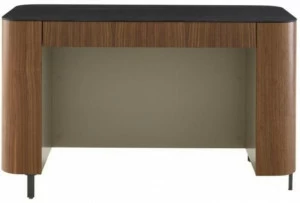 Ligne Roset Прямоугольный письменный стол из фанерованной древесины Postmoderne 00vhaj1n