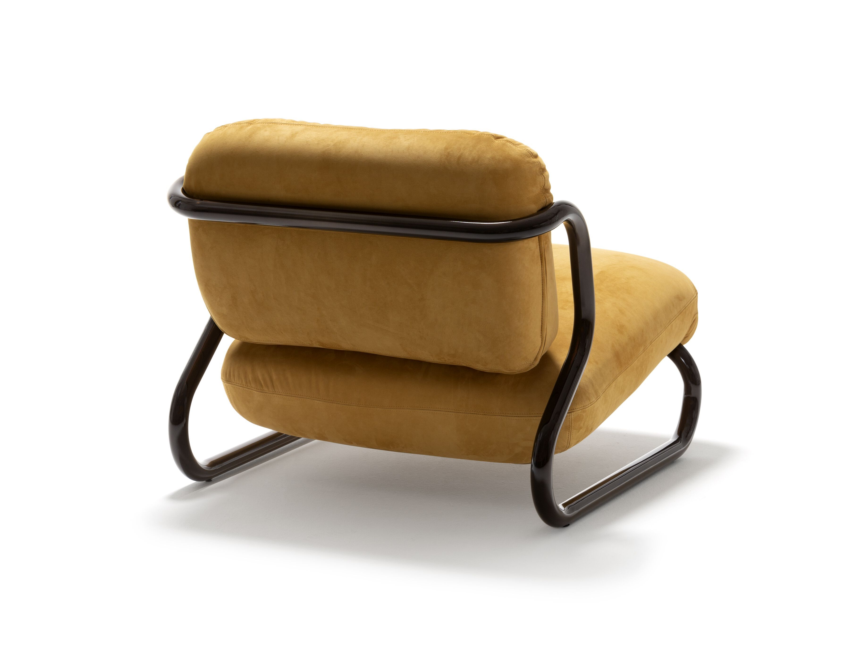 Кожаное кресло с салазками Exteta модернист ARCH-00007965