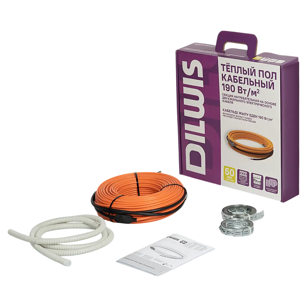 Нагревательный кабель для теплого пола DILWIS 3 м2 570 Вт STLM-2021857 - Вид №1