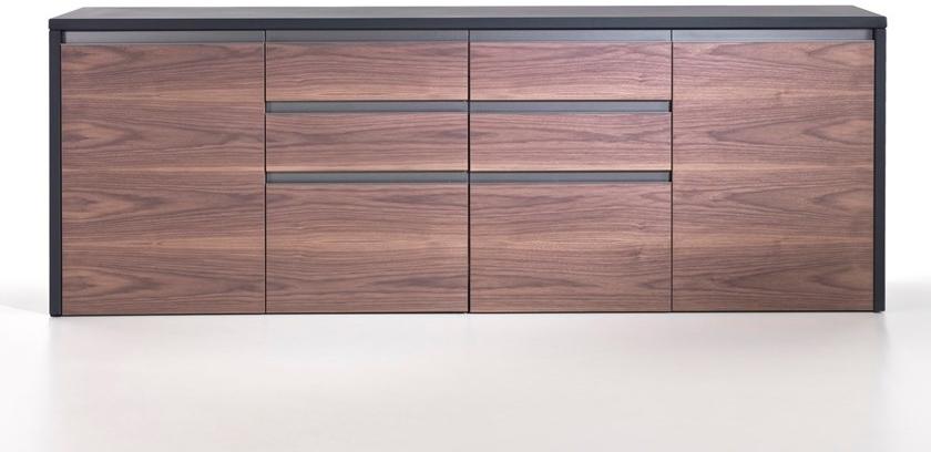 i 4 Mariani Низкий офисный ящик для хранения из дерева с распашными дверцами Kefa sun-id-1348168 - Вид №2