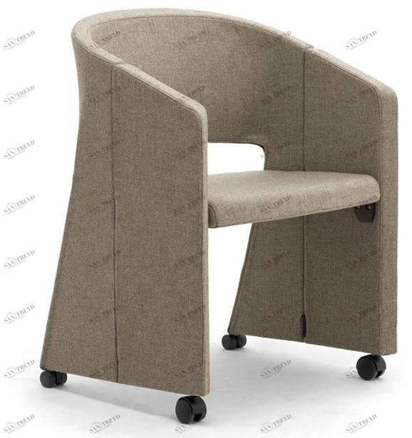 Leyform Складное кресло для конференций из ткани с подлокотниками Reef sun-id-1451857