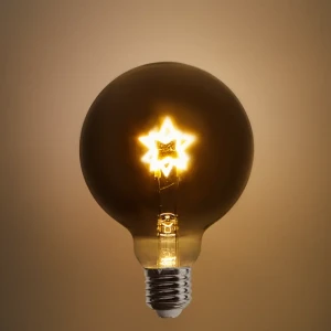 Декоративная филаментная лампа Voltega Star G95 дымчатая 3Вт E27 89345985