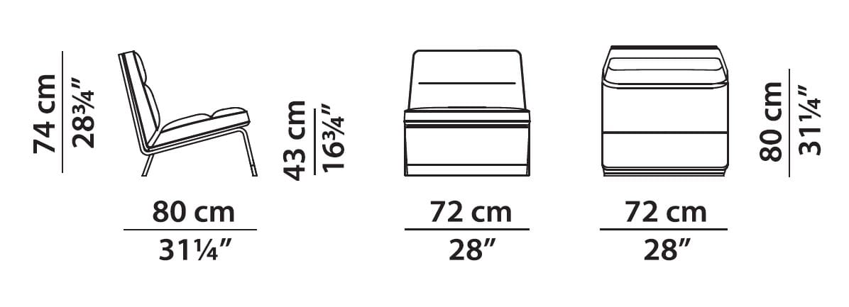 Кожаное кресло Baxter ARCH-00087809 - Вид №6
