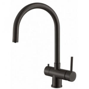 Zorg SZR-7020 GRAFIT Смеситель для кухни Zorg 374х210 мм
