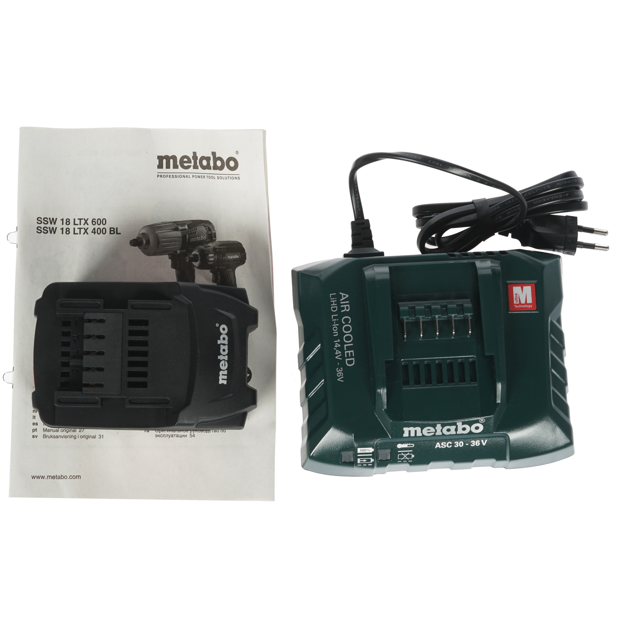Гайковерт Metabo SSW 18 LTX 400 BL CAS 18V 1150814 STDN-0013818 - Вид №5