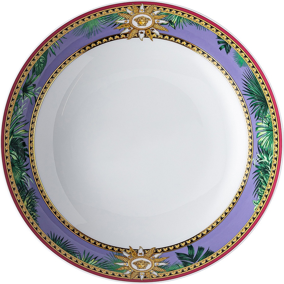 10660716 Rosenthal Versace Тарелка суповая Rosenthal Versace Мир джунглей 22см, фарфор Фарфор 