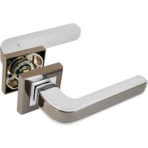 Дверные ручки Adden Bau Pieza Q360 без запирания, цвет черный никель/хром