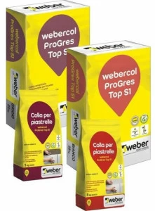 Saint-Gobain Weber Цементный клей с улучшенной деформируемостью Webercol