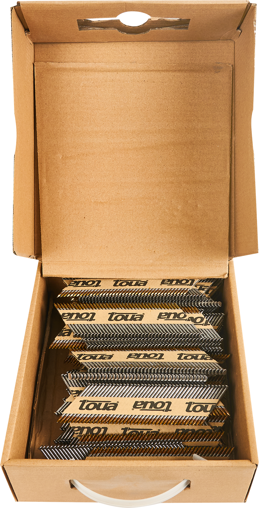 89070438 Гвозди по дереву рифленые 28750RIBRT 2.87x50 мм, 3000 шт. STLM-0077950 TOUA  - Вид №2