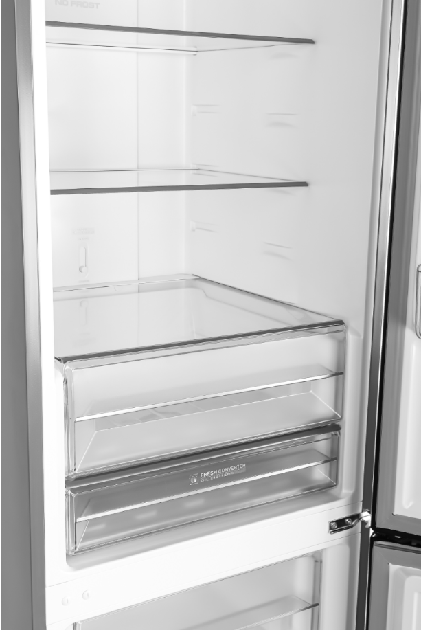 9069500 Холодильник с морозильником   KRAFT Technology TNC-NF404BG черный STDN-0011952 - Вид №3