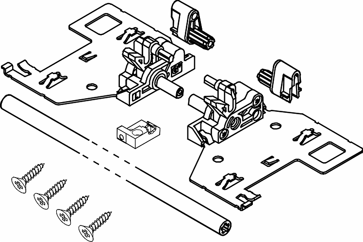 9976000001 IDO Elegant push-to-open-skenor, 600 мм, push-to-open - Вид №2