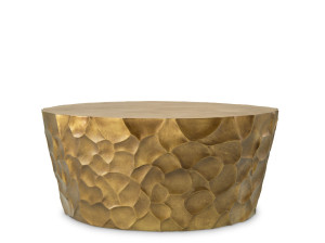 Круглый алюминиевый журнальный столик