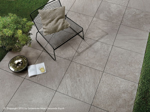 Напольная плитка из керамогранита с эффектом камня